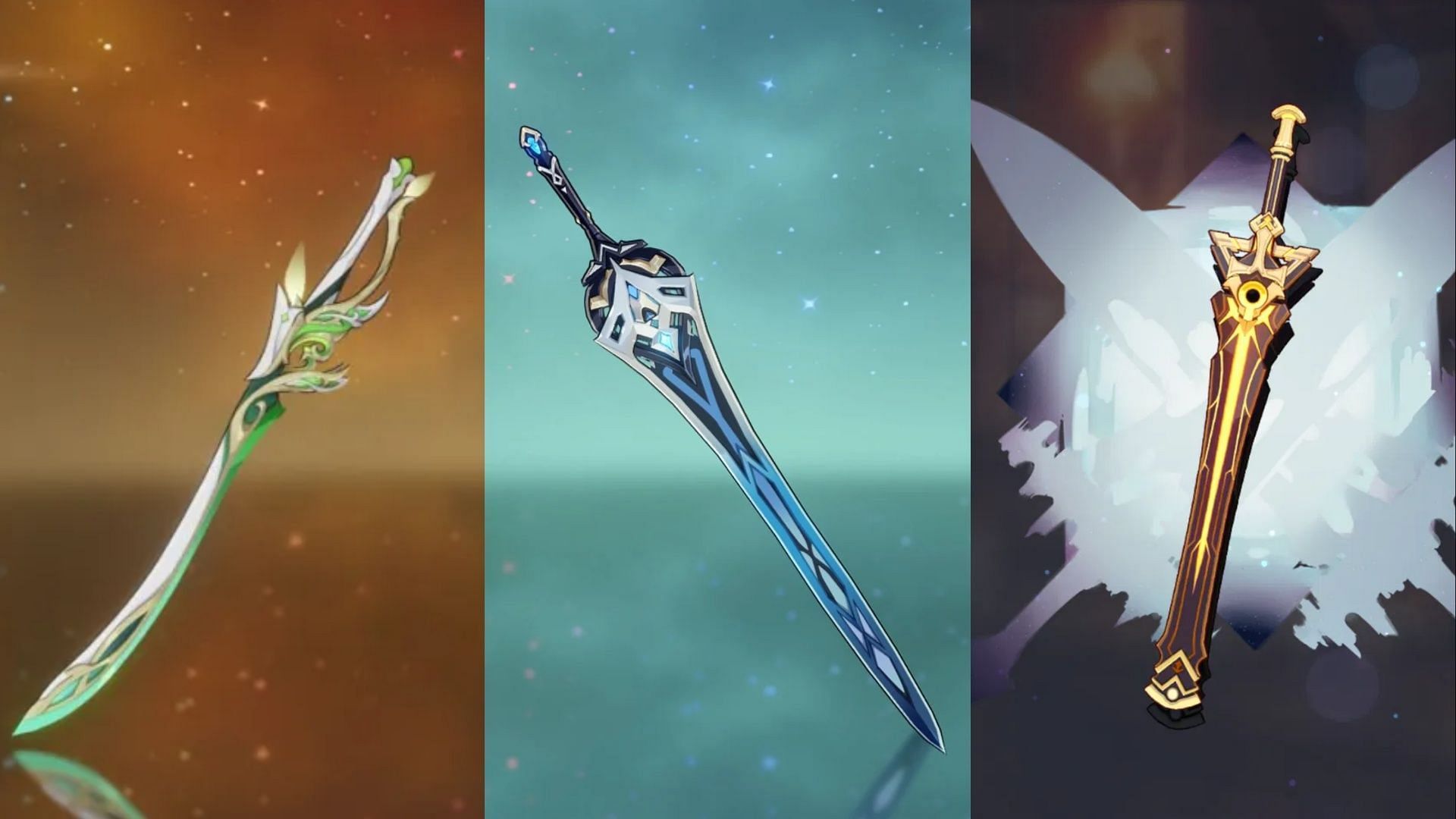 The A-tier weapons (Image via HoYoverse)